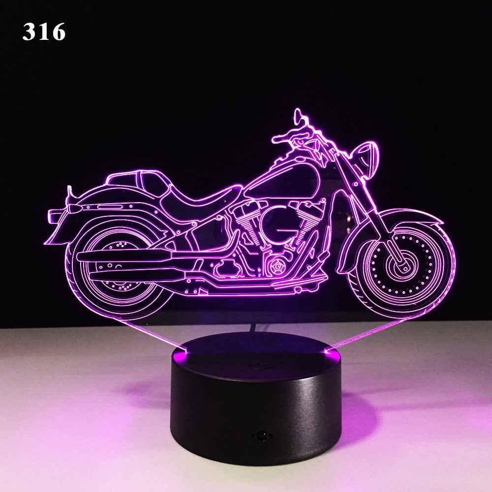 Motorcycle Heaven led desk lamp . - Ztylist