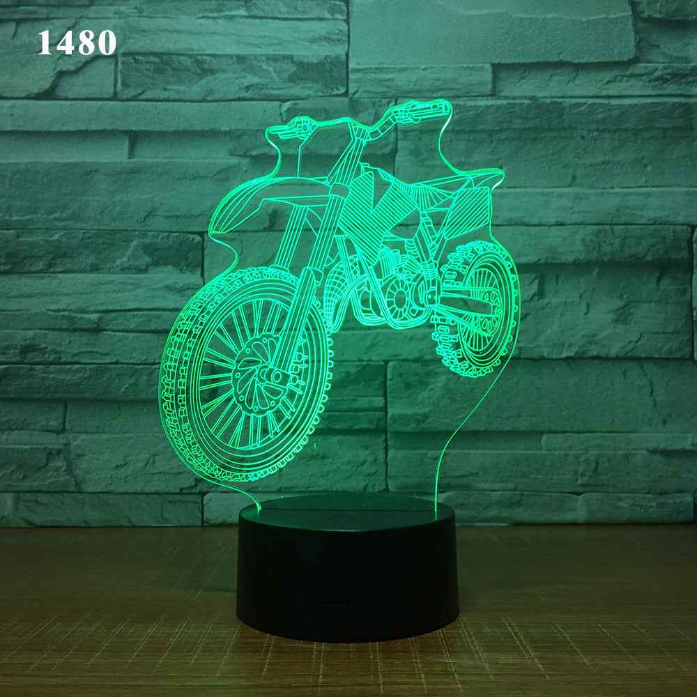 Motorcycle Heaven led desk lamp . - Ztylist