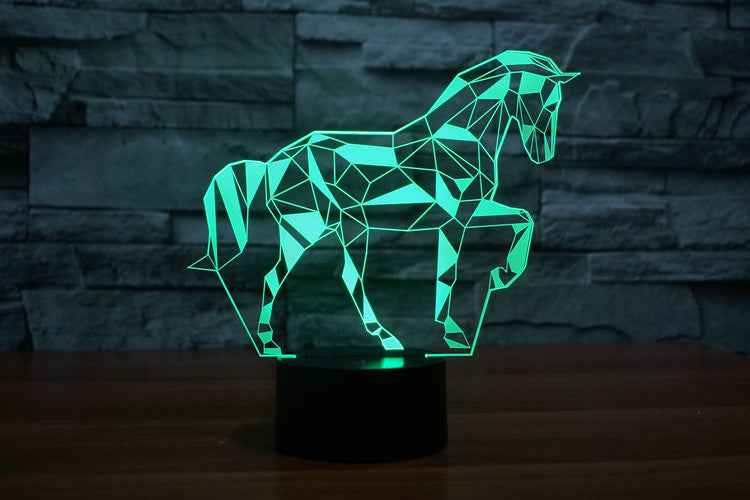 Puzzle Horse Neon Light - Ztylist