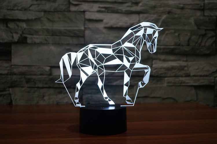 Puzzle Horse Neon Light - Ztylist