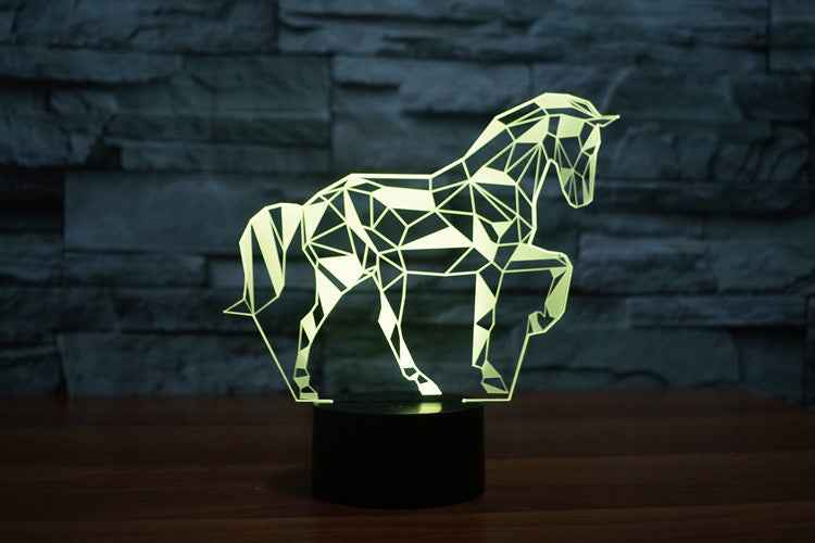 Puzzle Horse Neon Light - Ztylist