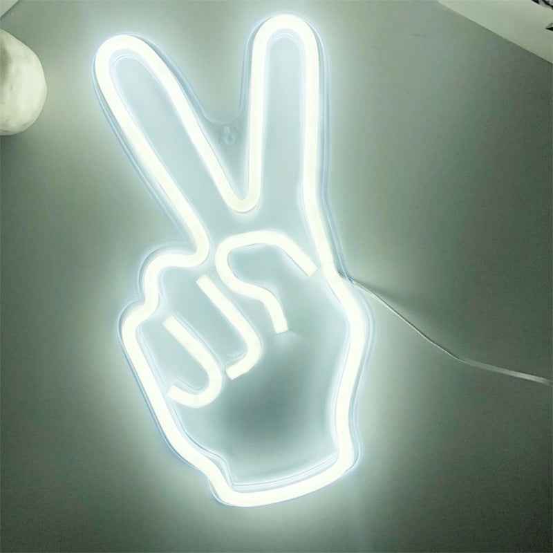 Peace in neon . - Ztylist