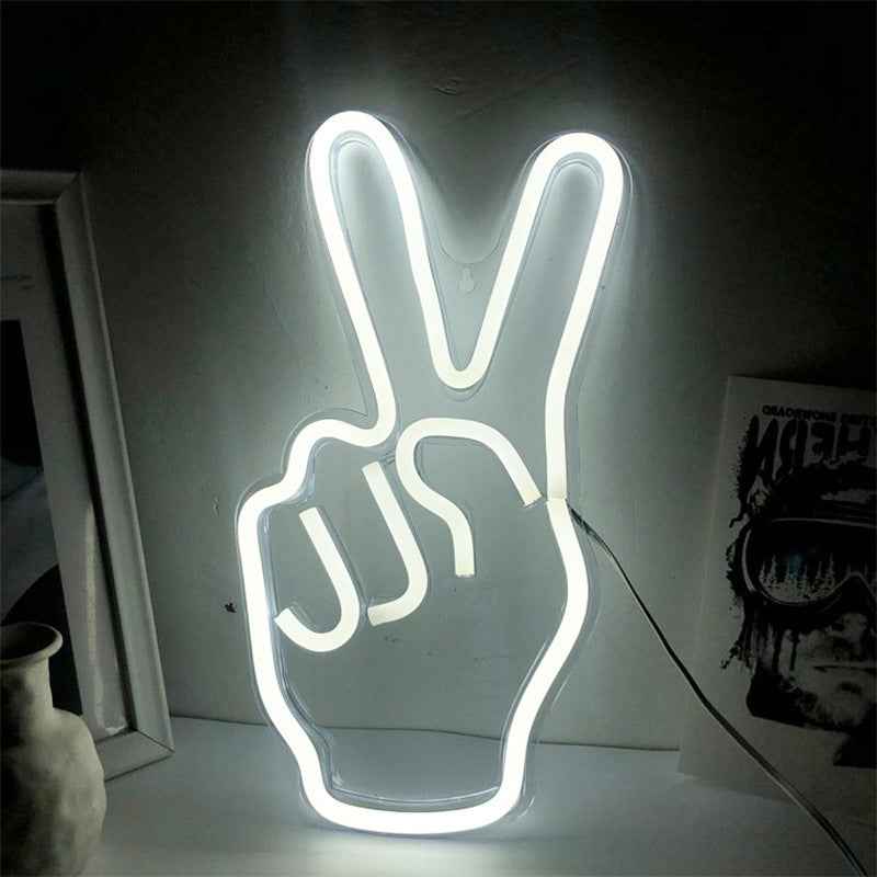 Peace in neon . - Ztylist