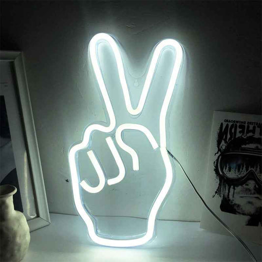 Peace in neon . - Ztylist