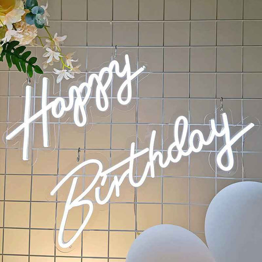 Happy Birthday Neon Party Decoration - Ztylist