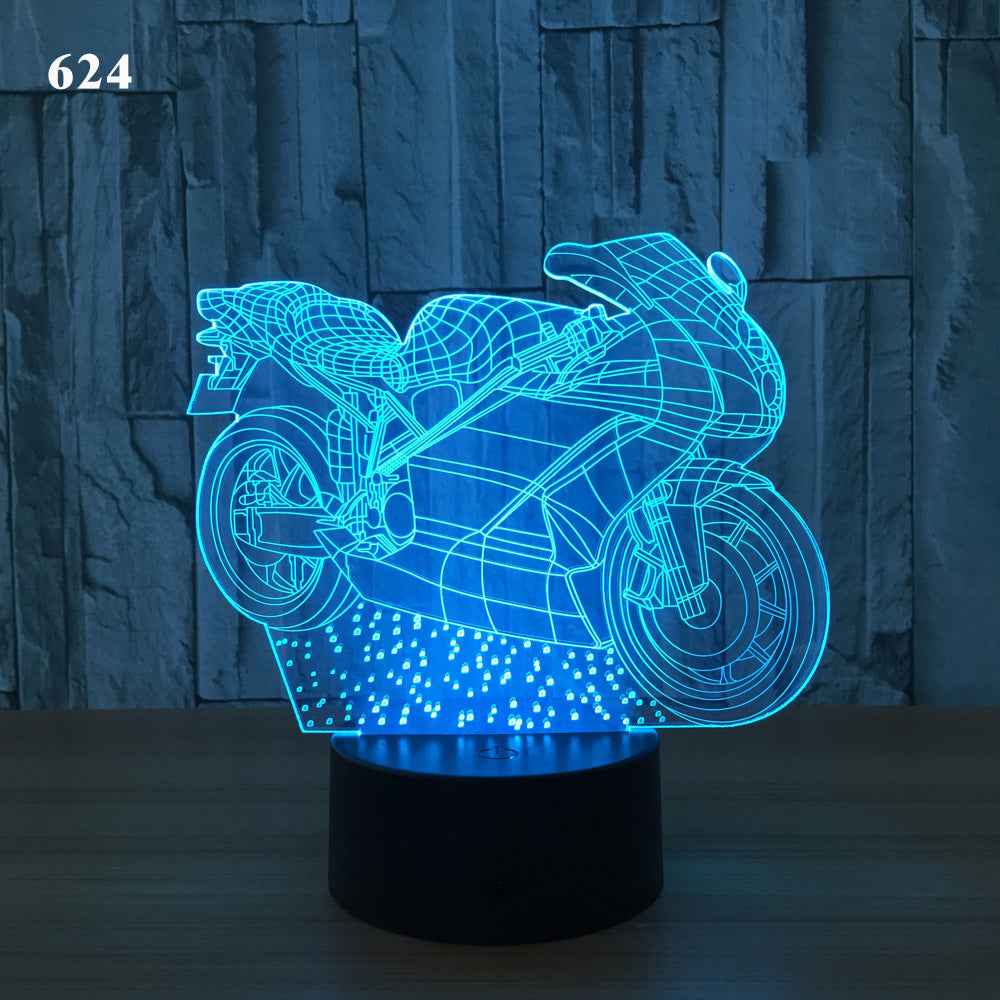 Motorcycle Heaven led desk lamp . - Ztylist