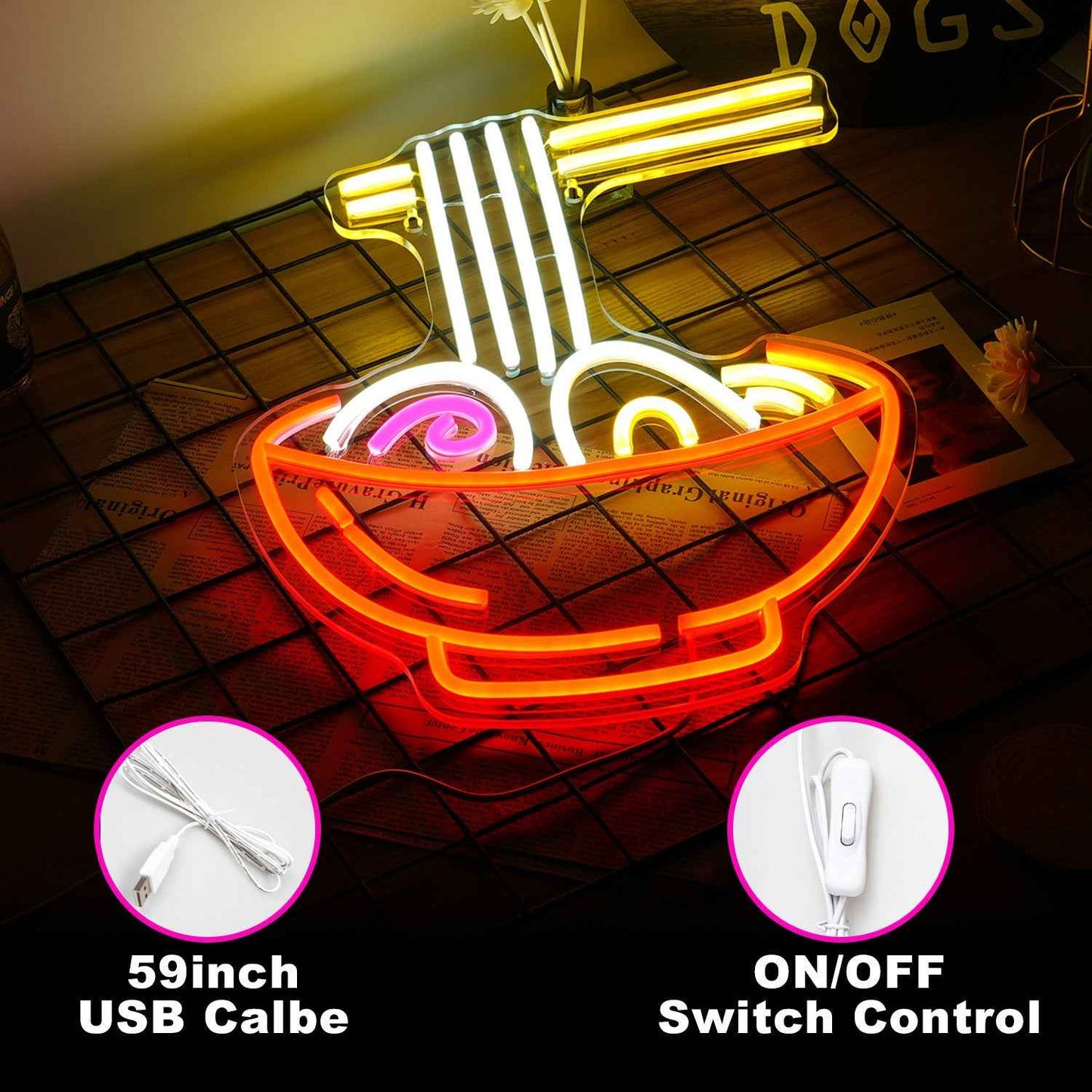 Lamian Noodles Neon Light . - Ztylist