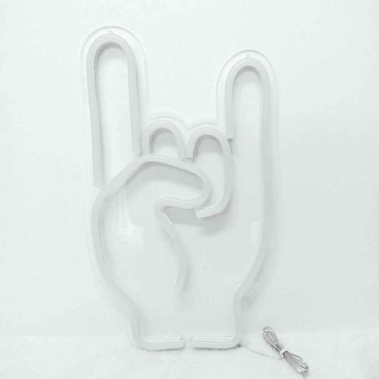 Creative Gifts Rock Gestures Neon Decorations
