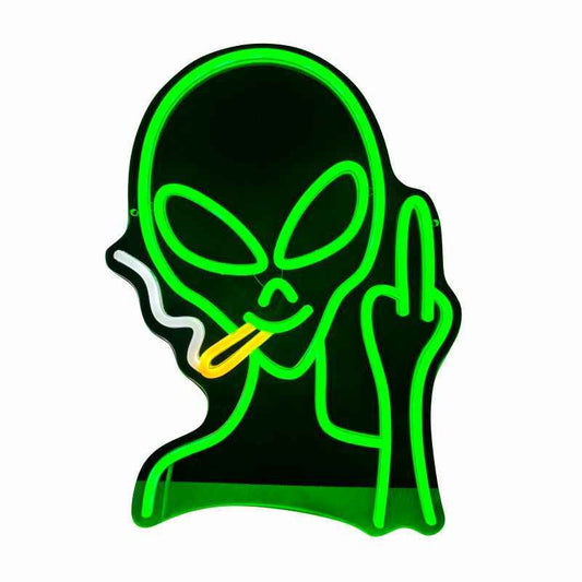 Alien Neon Invasion LED Sign Collection