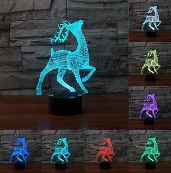 Deer LED Night Illusion Light . - Ztylist