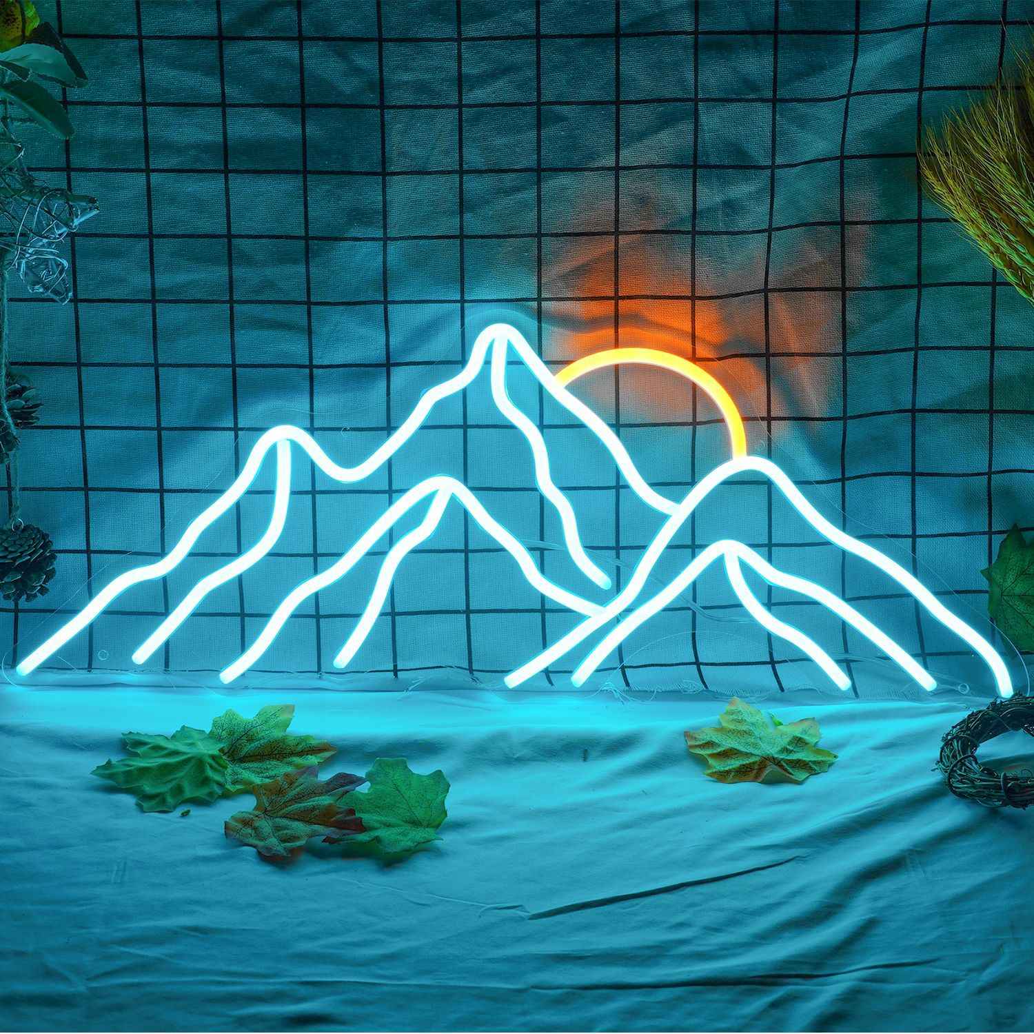 Mountain Sunrise LED Neon Sign