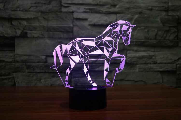 Puzzle Horse Neon Light - Ztylist