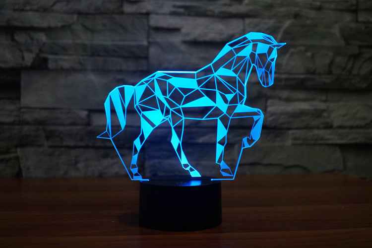Puzzle Horse Neon Light - Ztylist