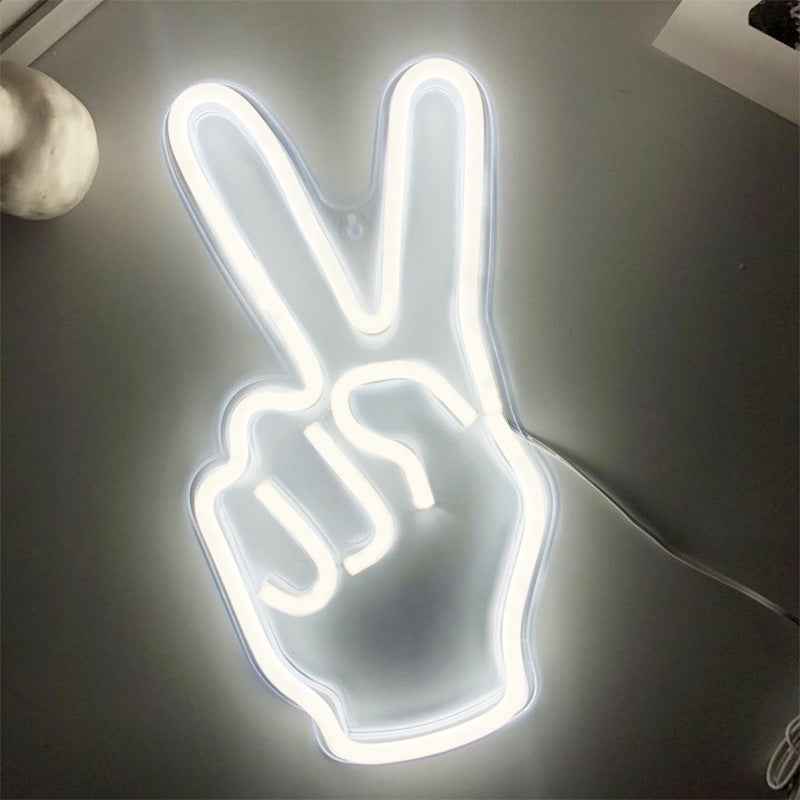 Peace in neon . - Ztylist