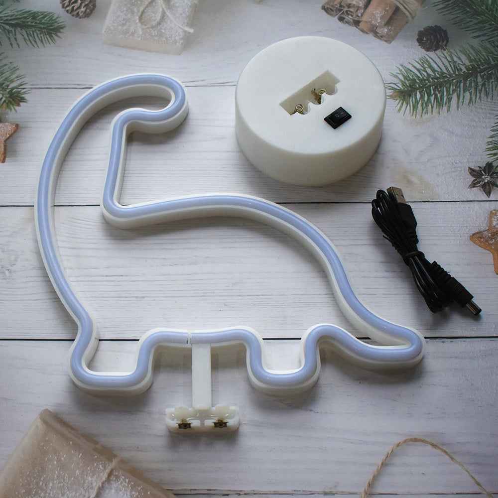 Green Dino Love LED Neon Lamp - Ztylist