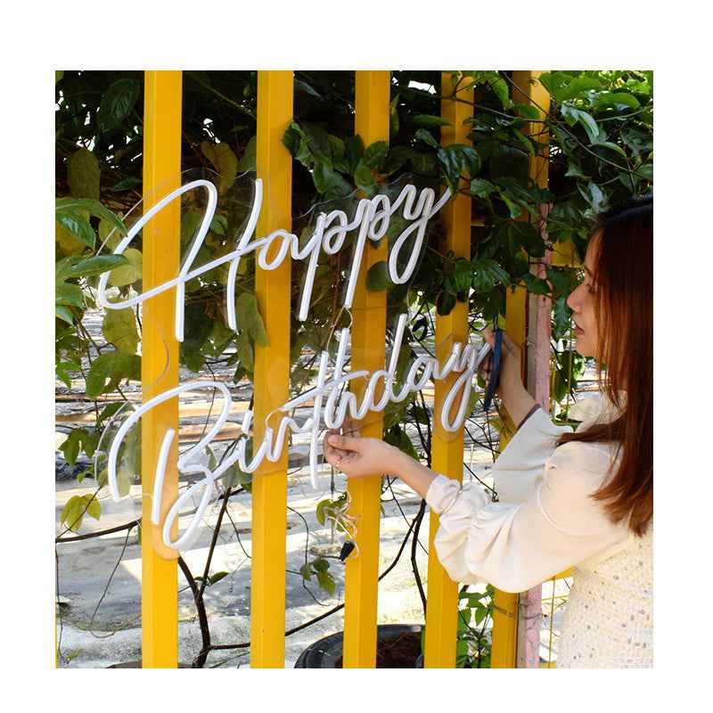 Happy Birthday Neon Party Decoration - Ztylist