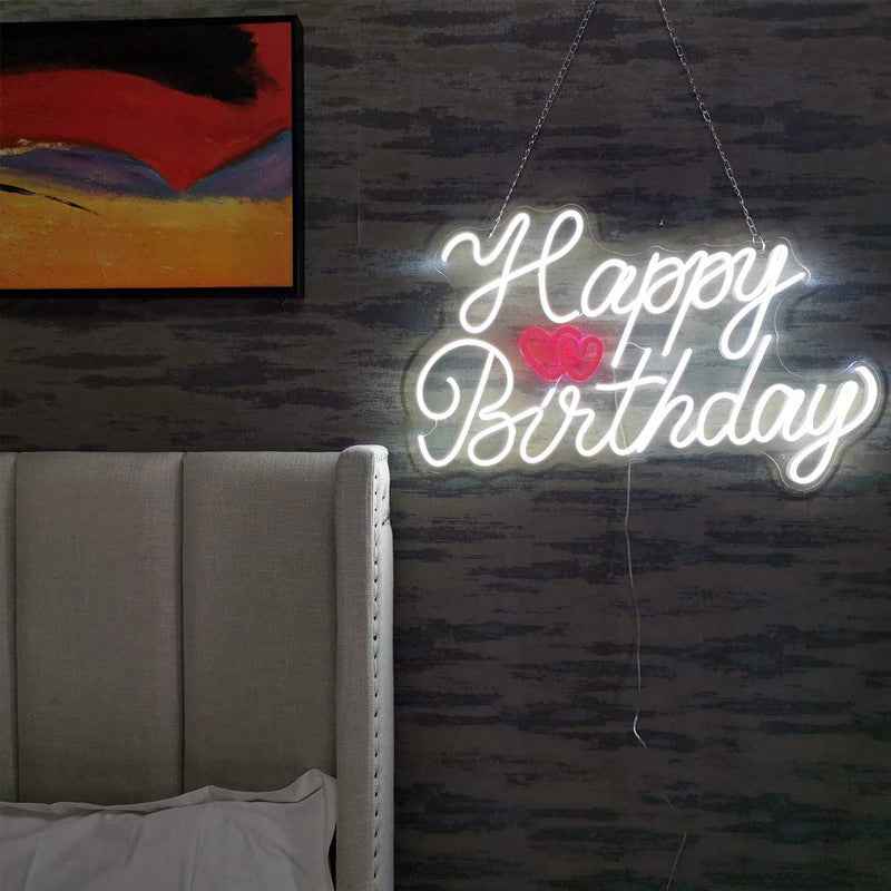 Happy Birthday Neon Party Decoration - Ztylist