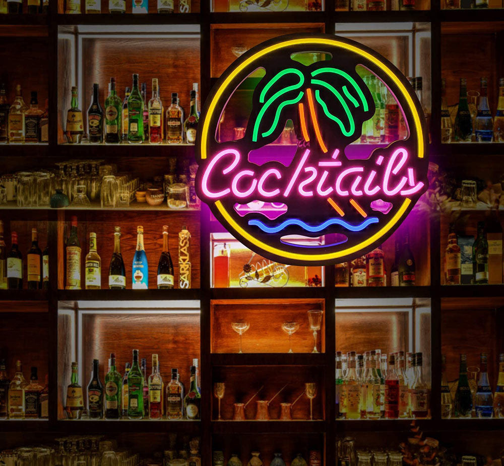 Cocktail LED Coffee Neon Billboard - Ztylist