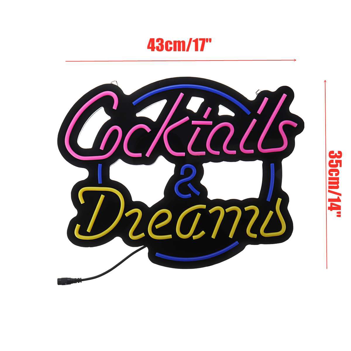 🍸 Cocktail & Dream Neon Sign