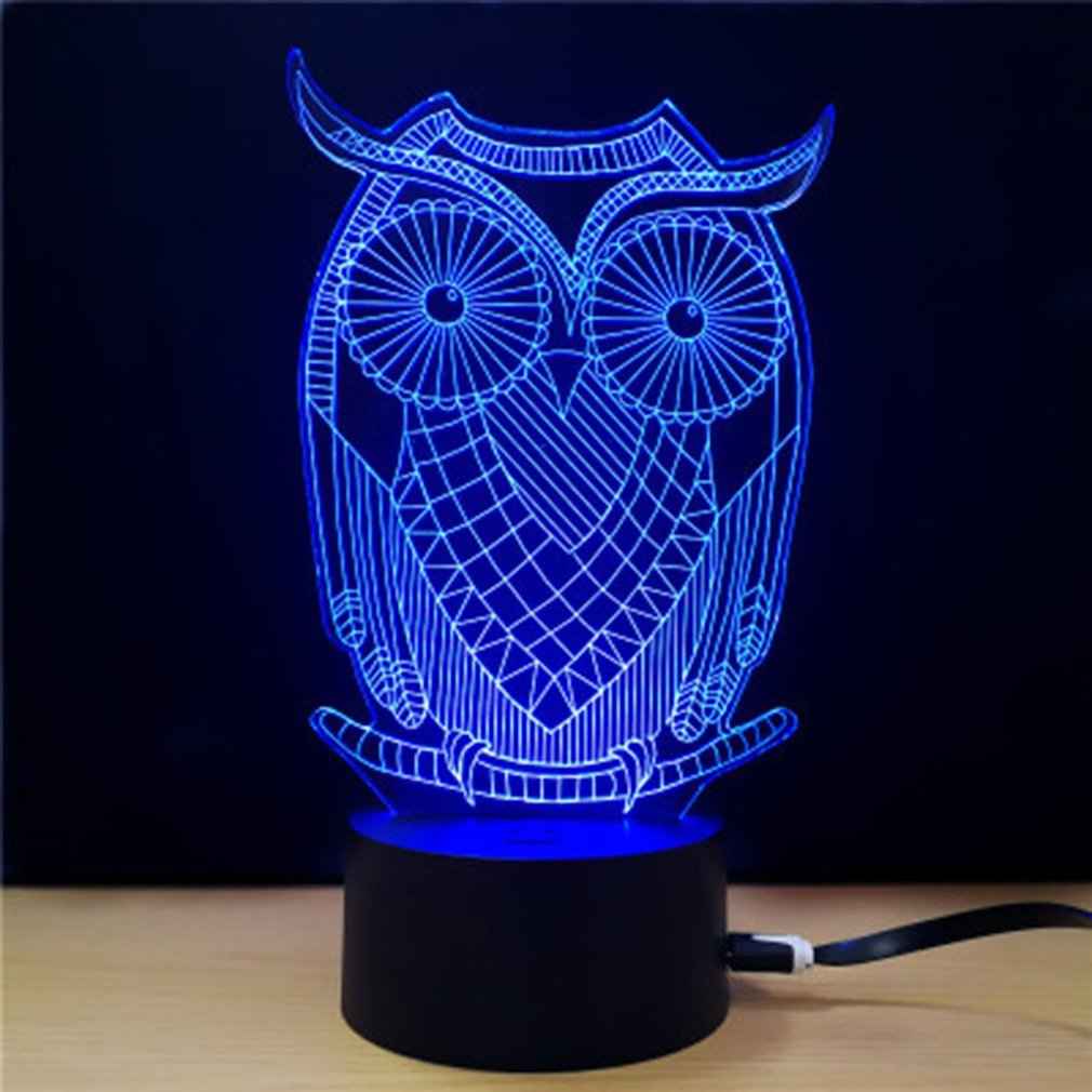Owl Light . Colorful Night - Ztylist