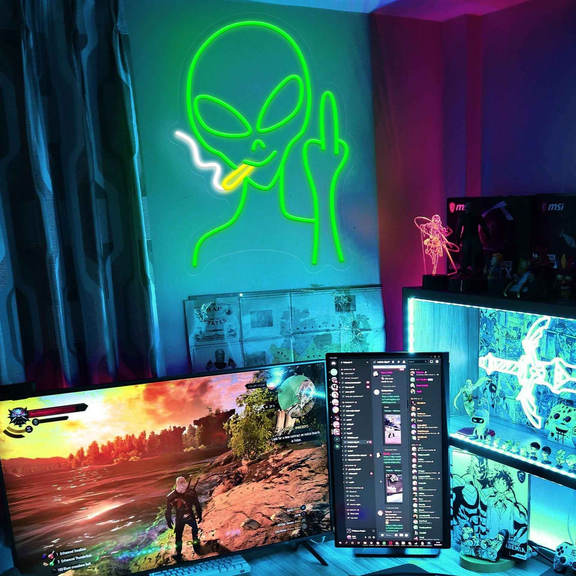 Alien LED Neon Sign - Ztylist