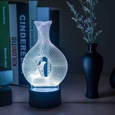 Creative 3D Night Light LED Lamp - Ztylist
