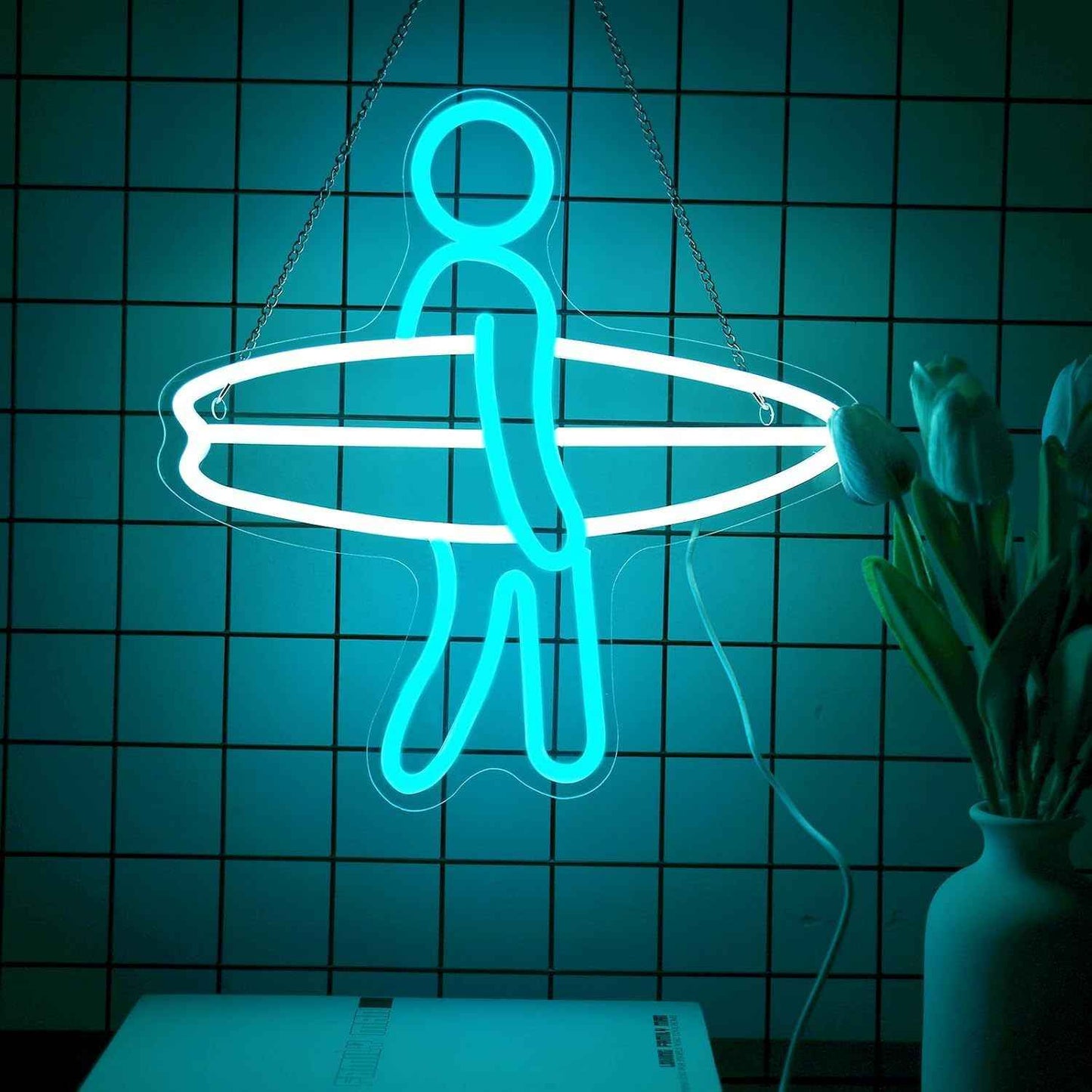 Surfer Neon Wall Decoration - Ztylist