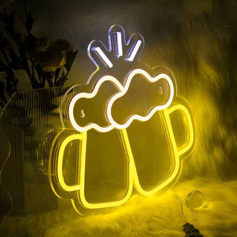 🍻 Bar Beer Cheers Neon LED Decorative Light - Ztylist
