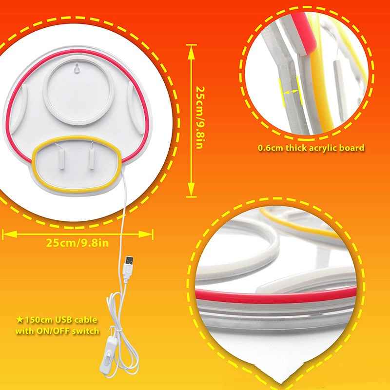 Mushroom LED Neon Sign