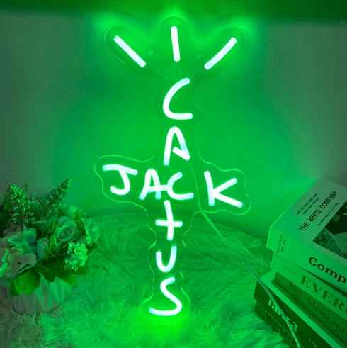 Cactus Logo LED Neon Sign