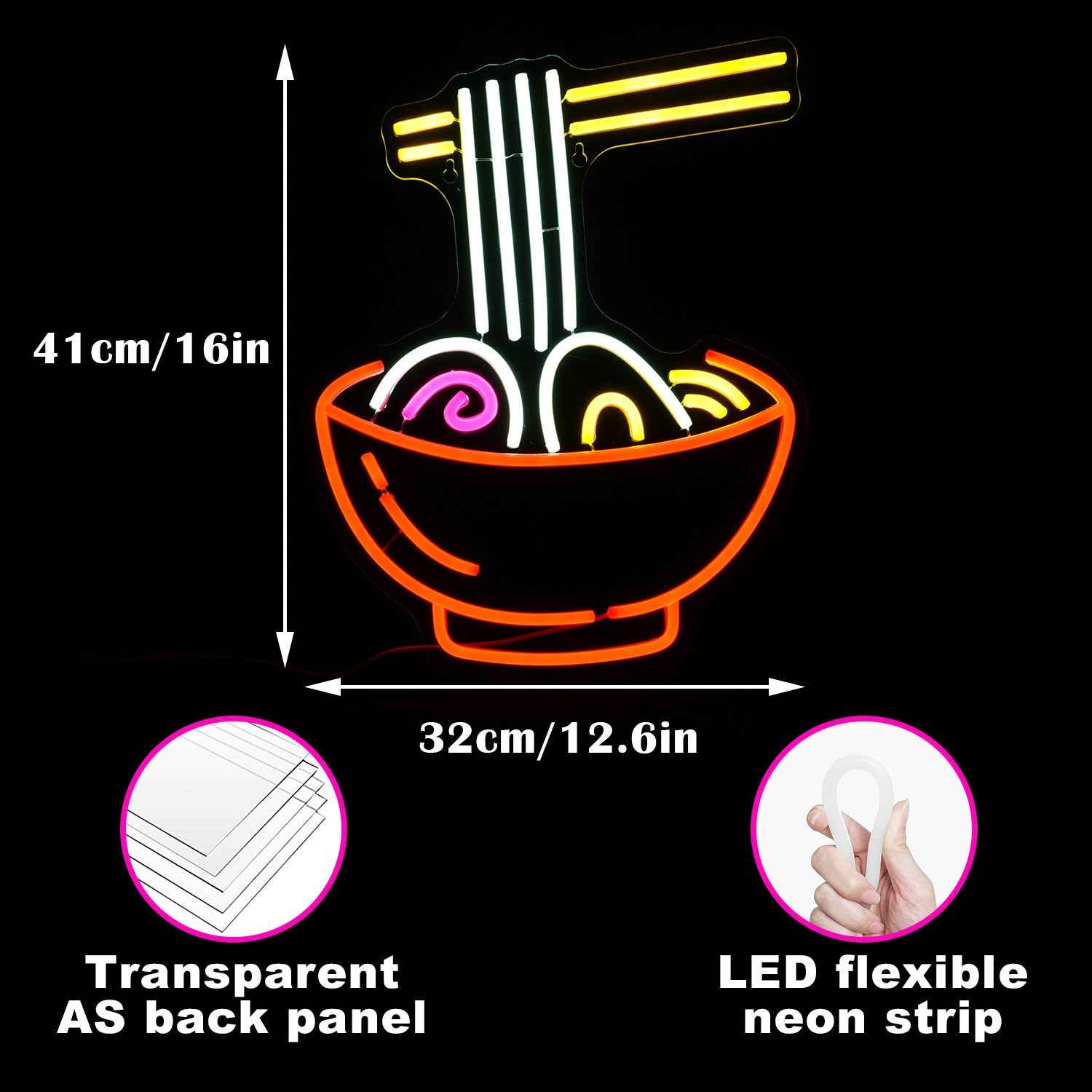 Lamian Noodles Neon Light . - Ztylist