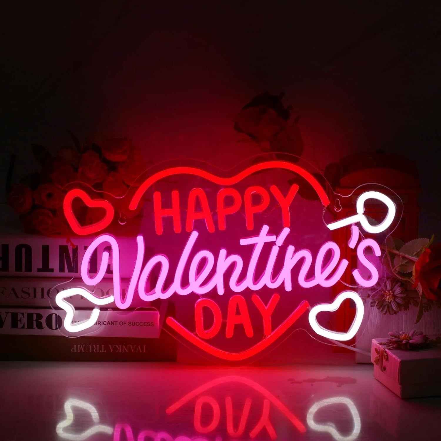 Happy Valentine's Day Luminous Neon Lights . - Ztylist