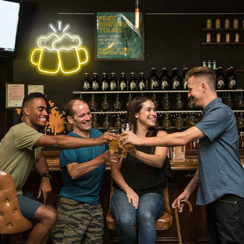 🍻 Bar Beer Cheers Neon LED Decorative Light - Ztylist