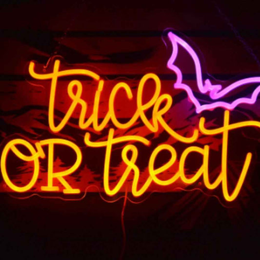 “Trick or Treat” LED Neon Sign