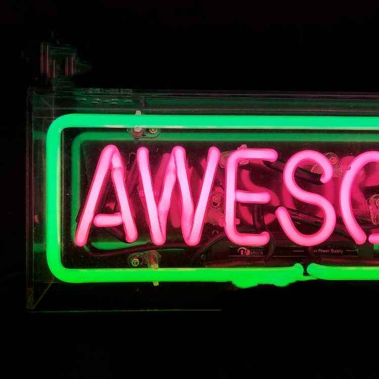 Letter Handmade Glass Tube Neon Box Gift