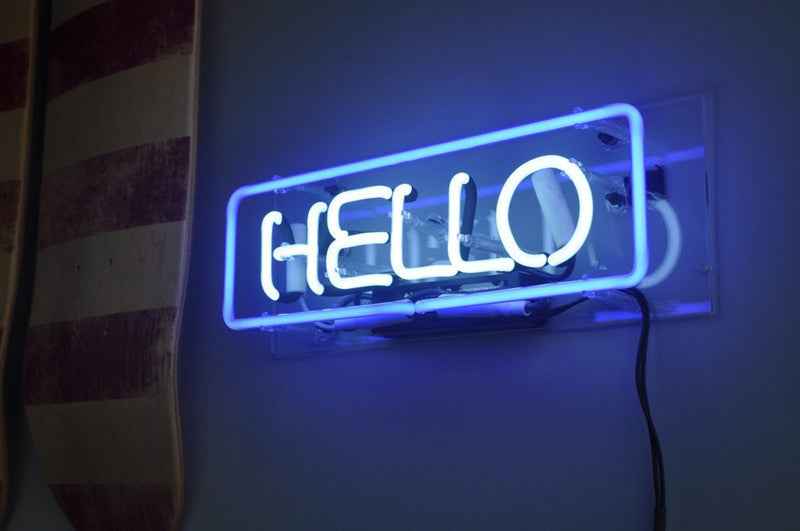 LED-illuminated Lettered Neon Decorative Lamp