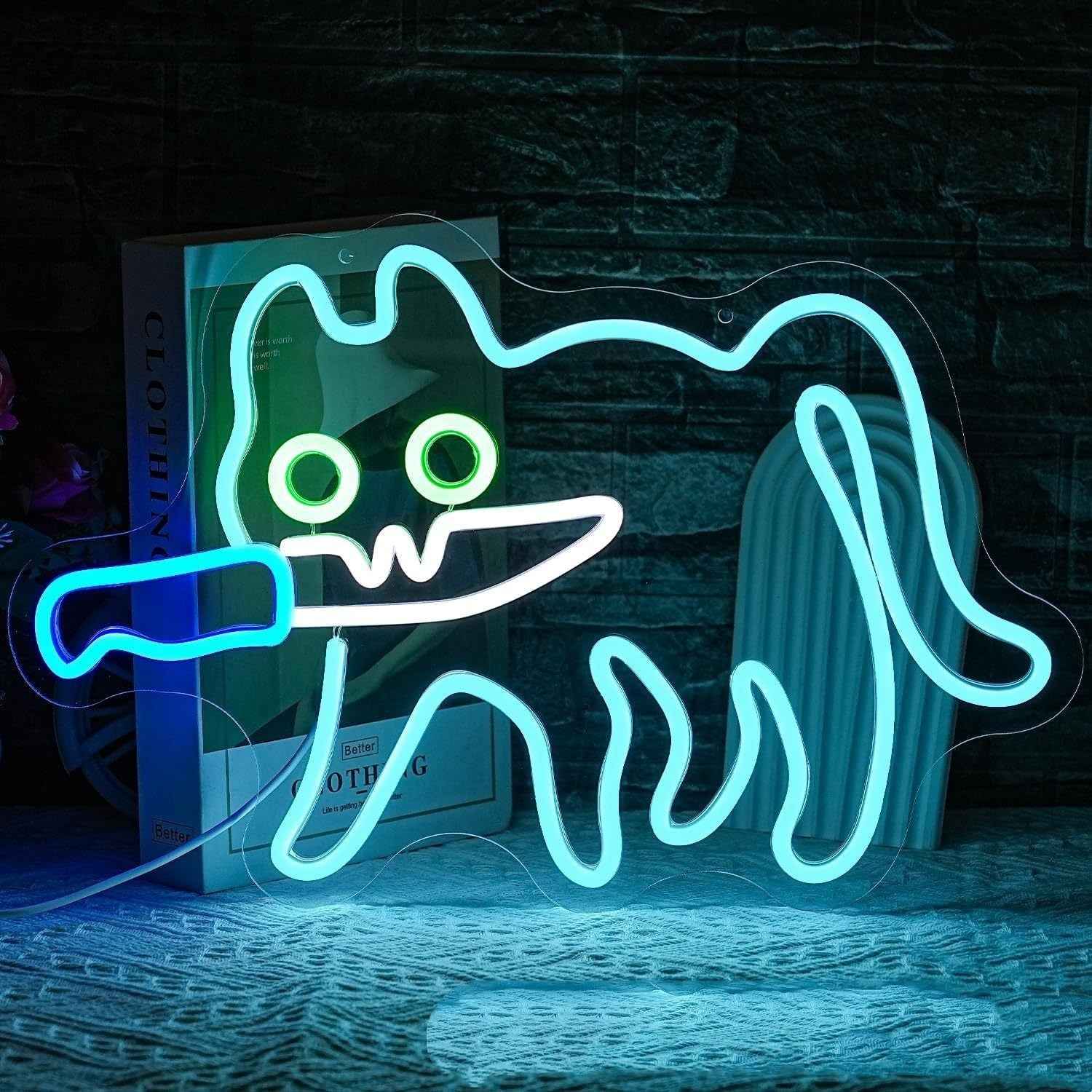 Neon Cat Pet Shop Luminous Signs