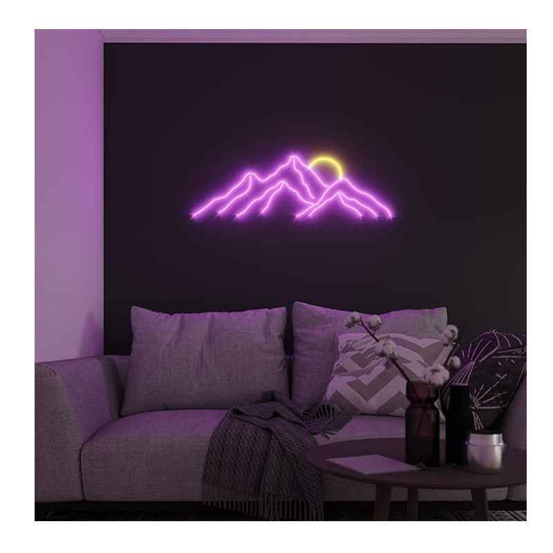 Mountain Sunrise LED Neon Sign