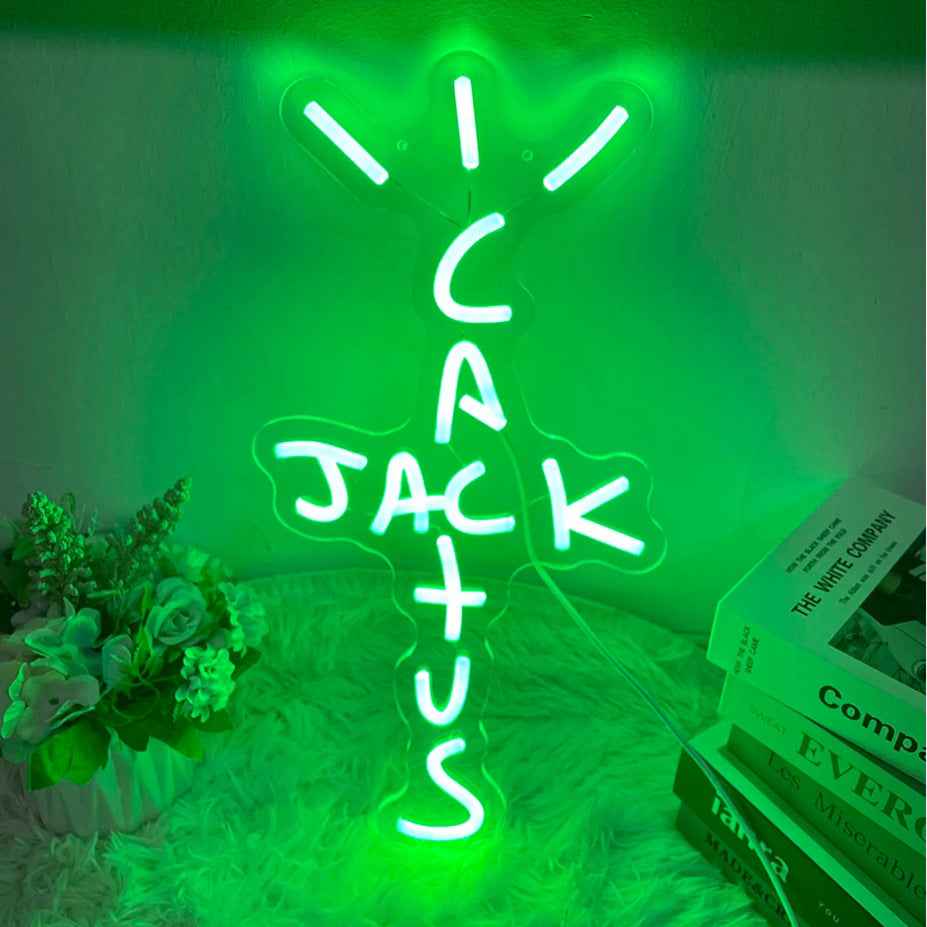 Cactus Logo LED Neon Sign