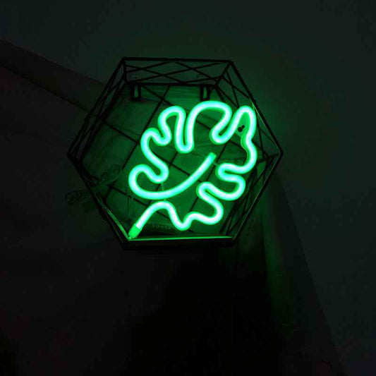 Green Tree Leaf LED Neon Light