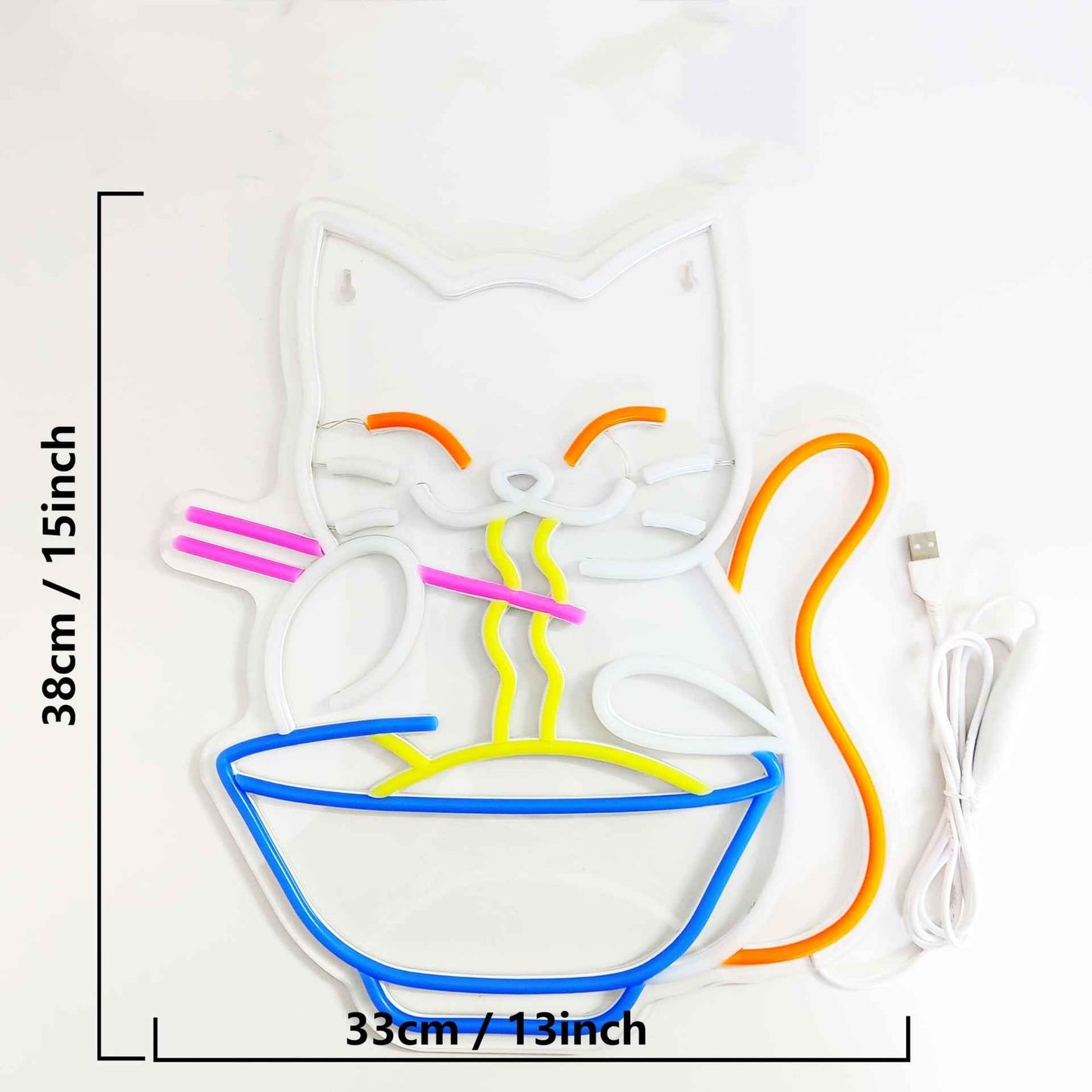 Lucky Cat LED Neon Sign