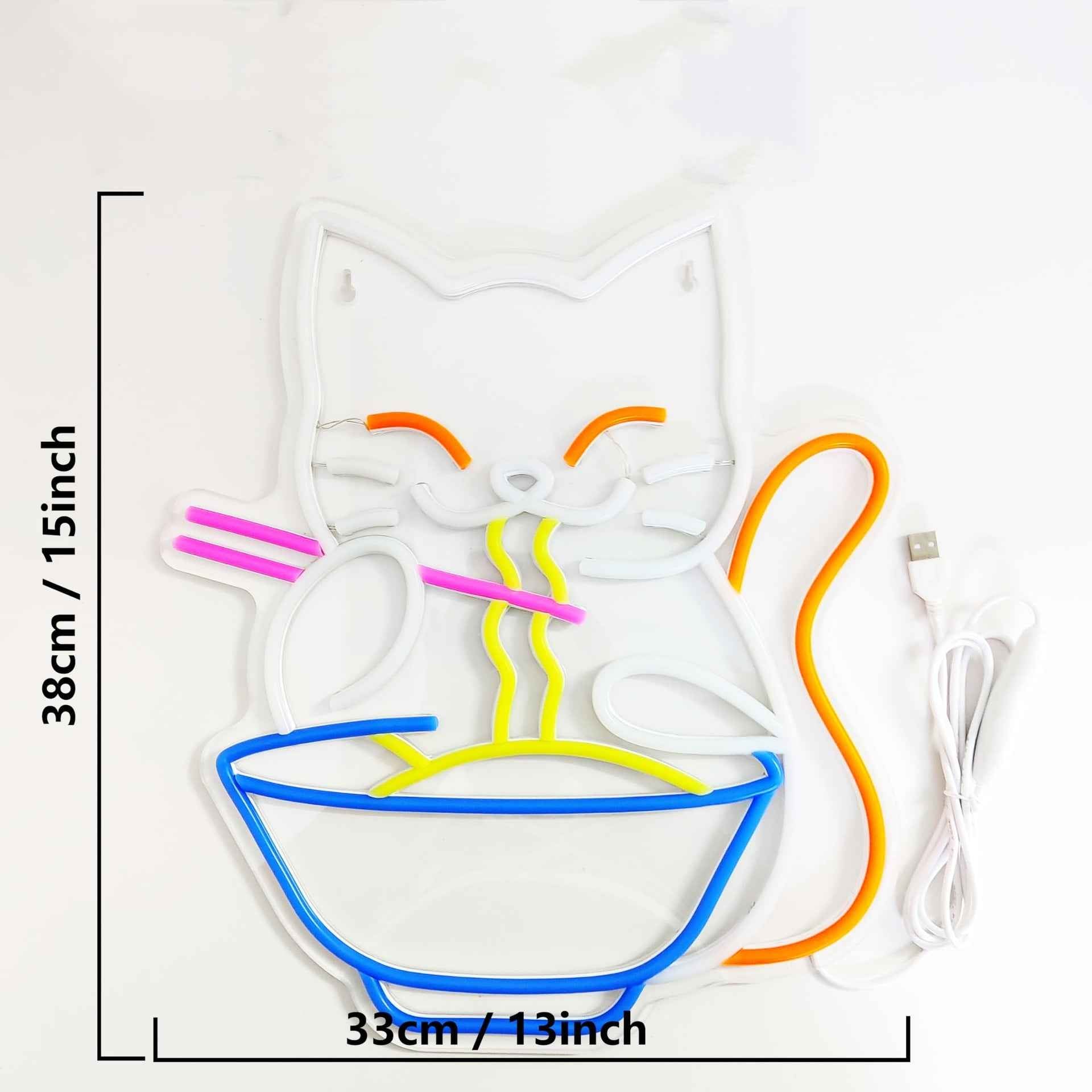 Lucky Cat LED Neon Sign