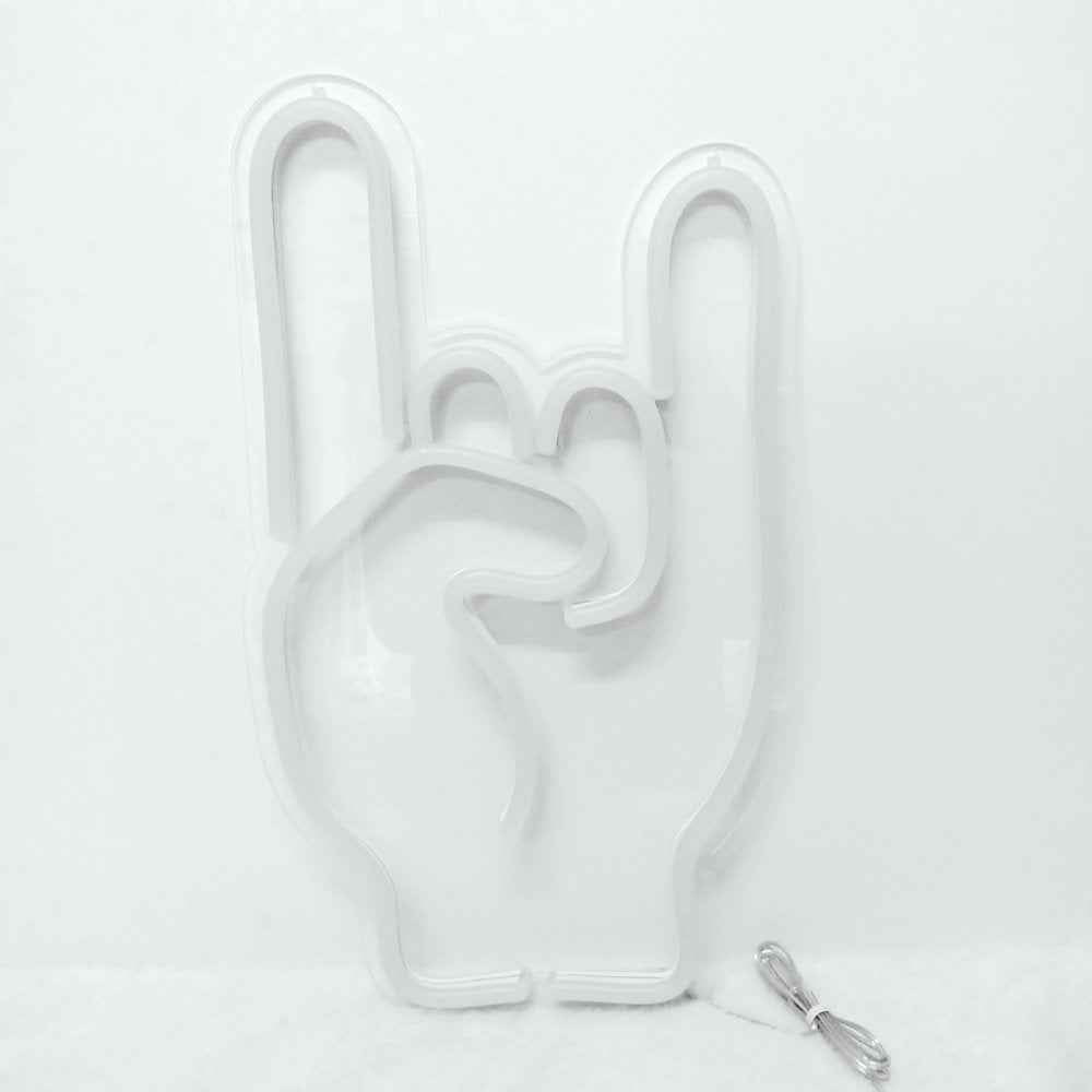 Creative Gifts Rock Gestures Neon Decorations