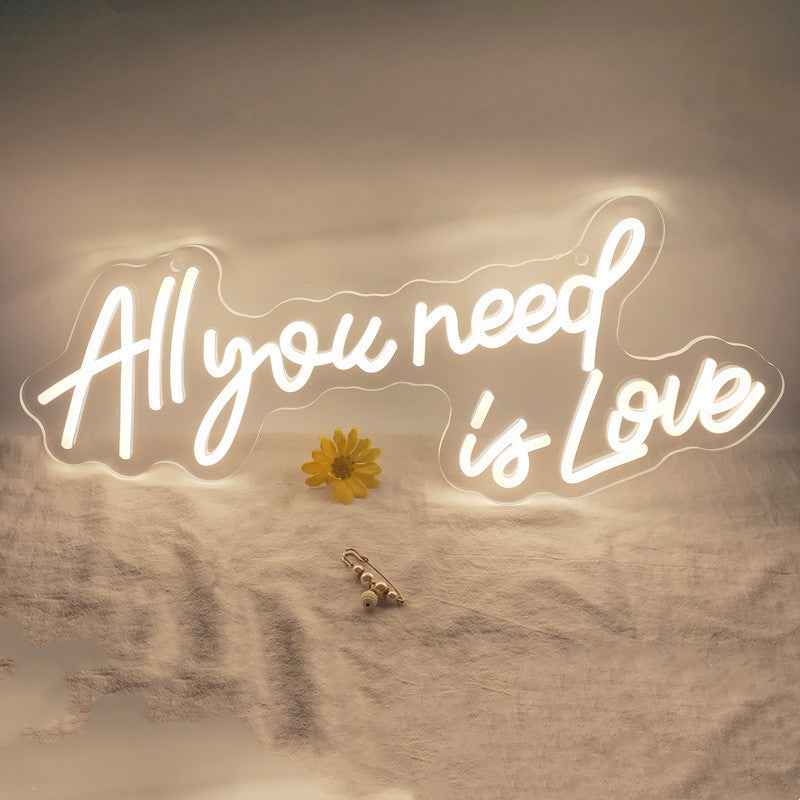 All You Need Is Love LED Neon Sign